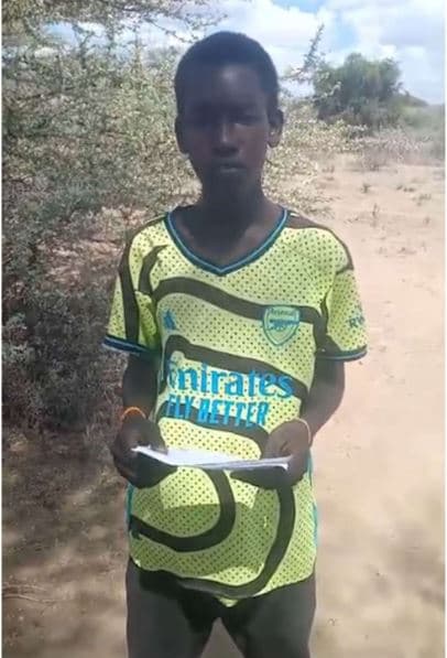 Kasaine Kilelo - Student at Oloitokitok Boys High School