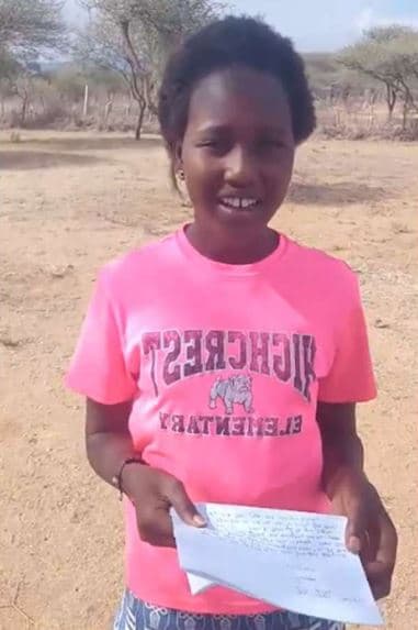Sitayia Jane Saningo - Student at Baraka Ondooyie School