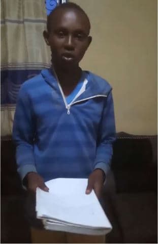 Tipepe Ole Saie - Student at Moi Forces Academy, Nairobi
